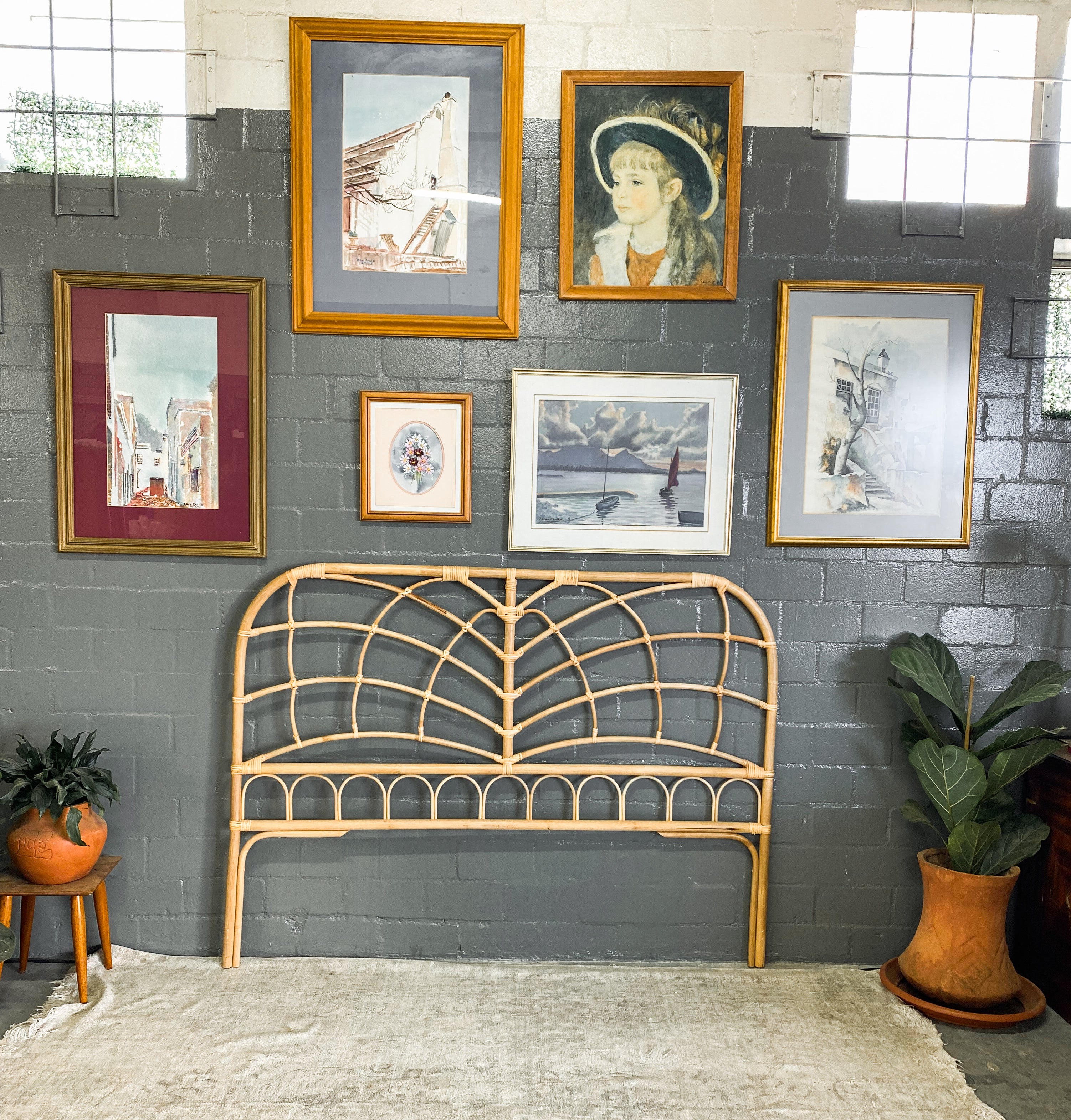 Queen Cane Headboard The Thrifty Duo
