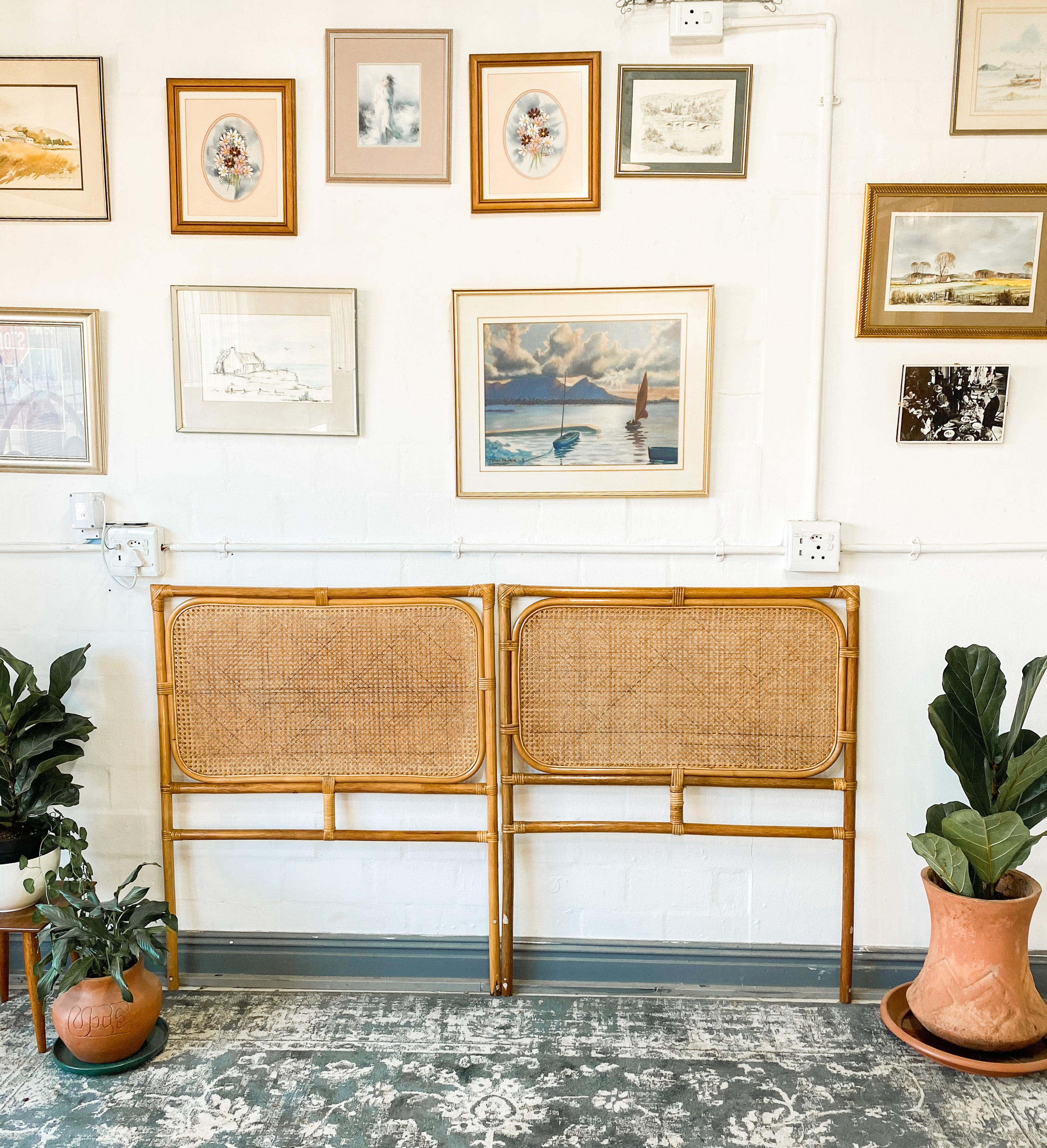 King Cane Headboard The Thrifty Duo