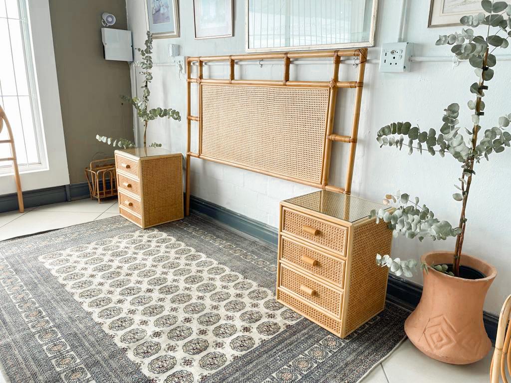 Cane Bedroom Suite The Thrifty Duo