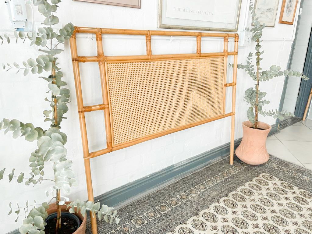 Queen Cane Headboard The Thrifty Duo