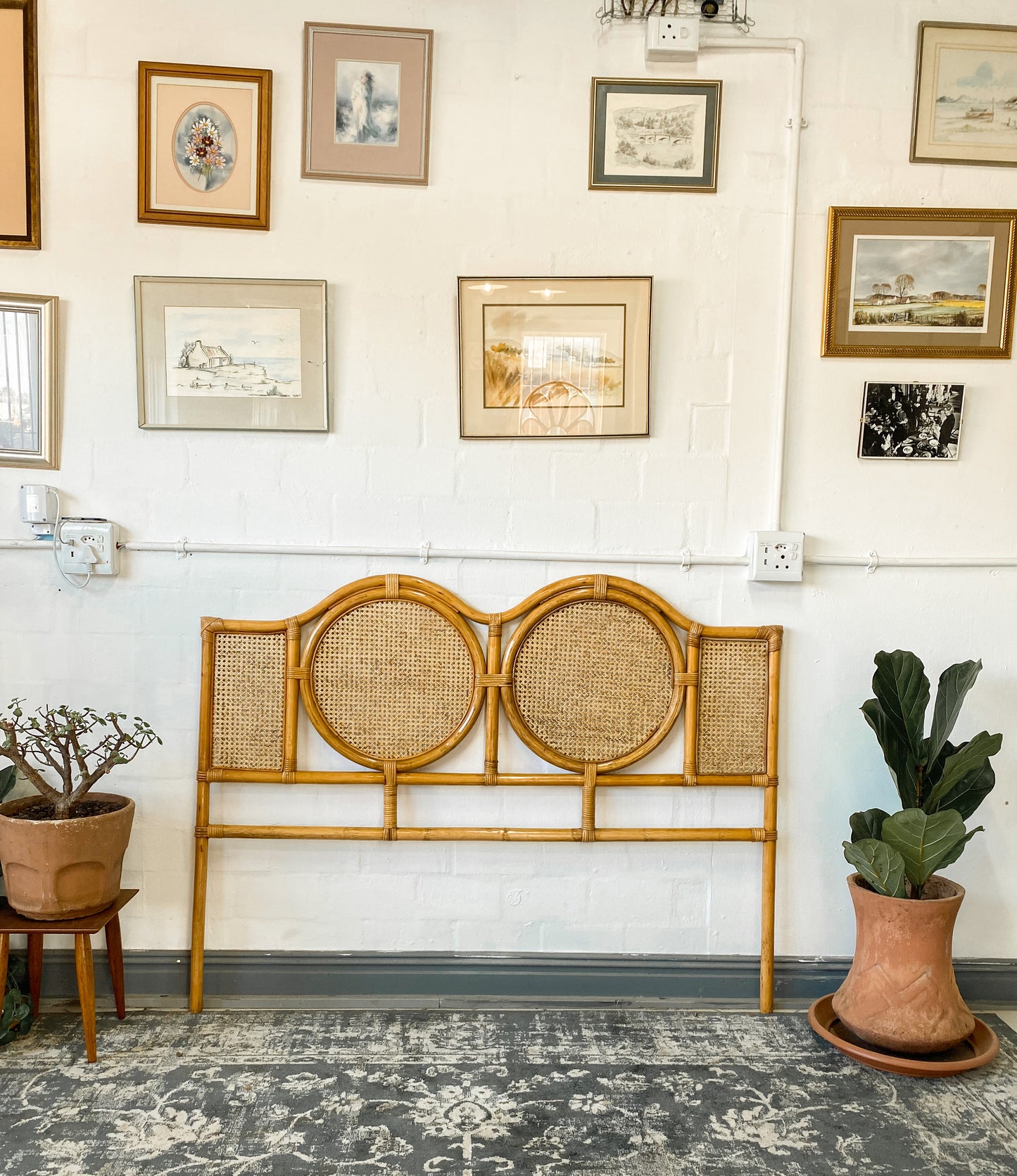 Queen Cane Headboard The Thrifty Duo