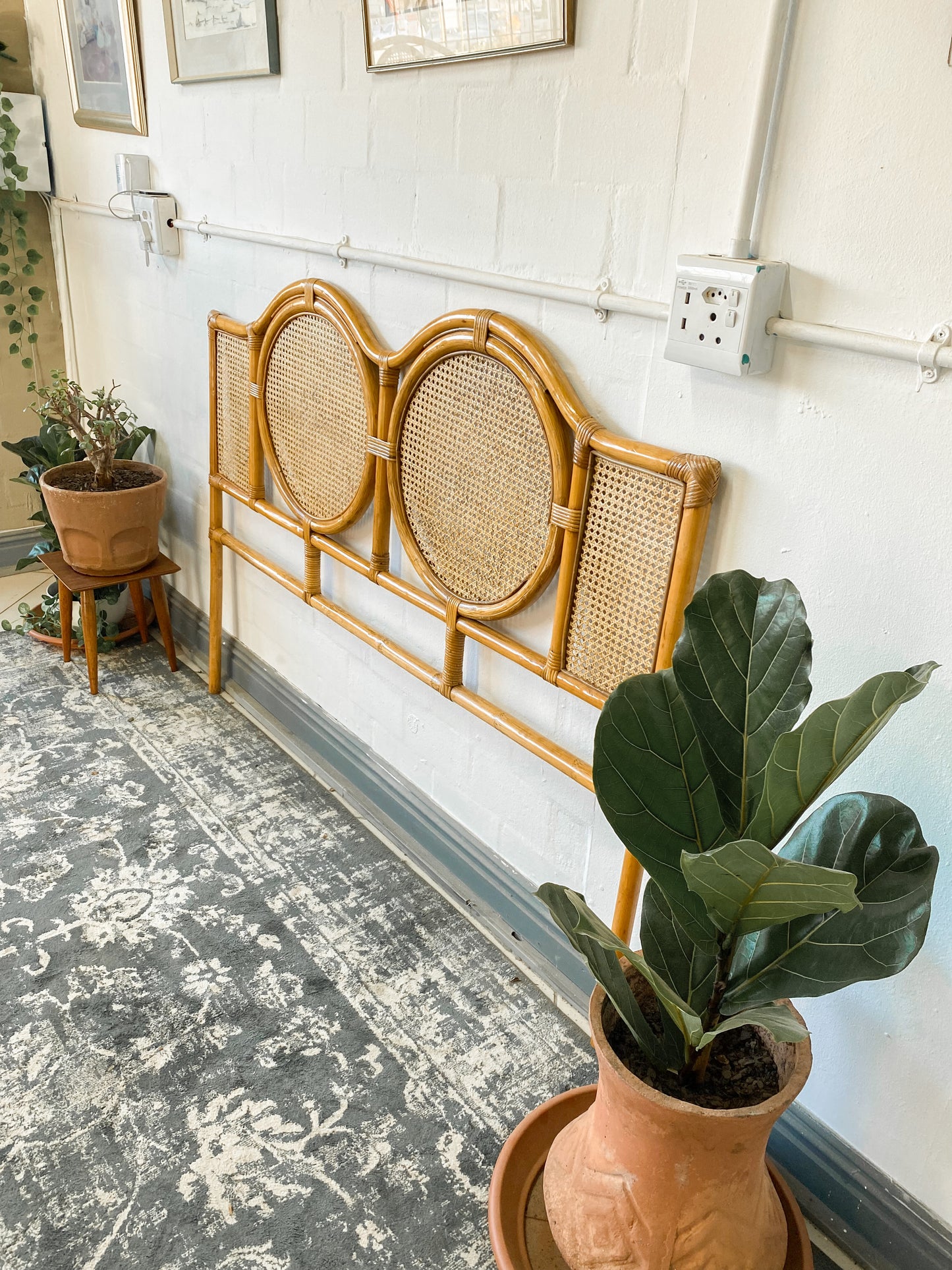 Queen Cane Headboard The Thrifty Duo