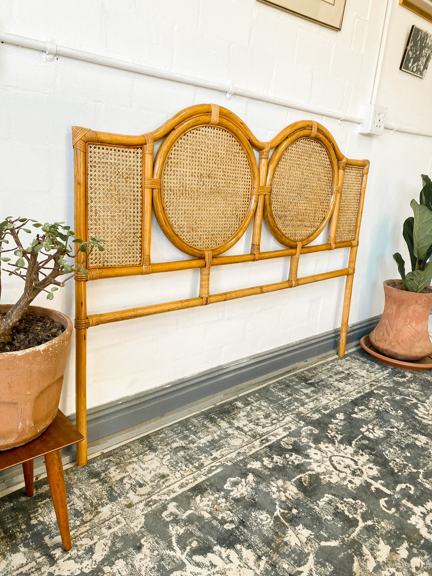 Queen Cane Headboard The Thrifty Duo