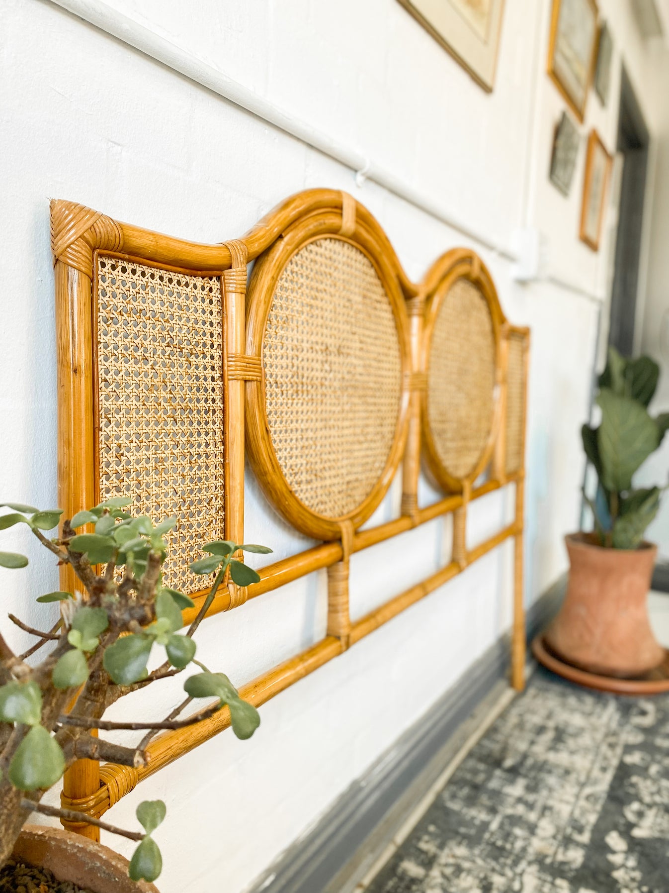 Queen Cane Headboard The Thrifty Duo