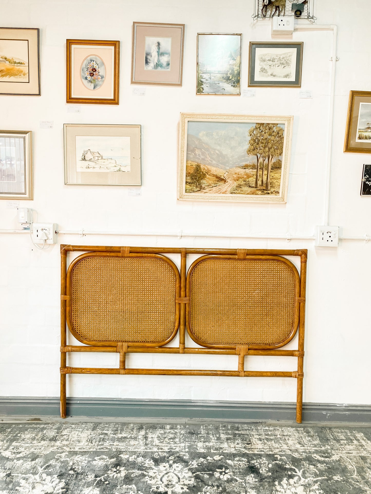 Queen Cane Headboard The Thrifty Duo
