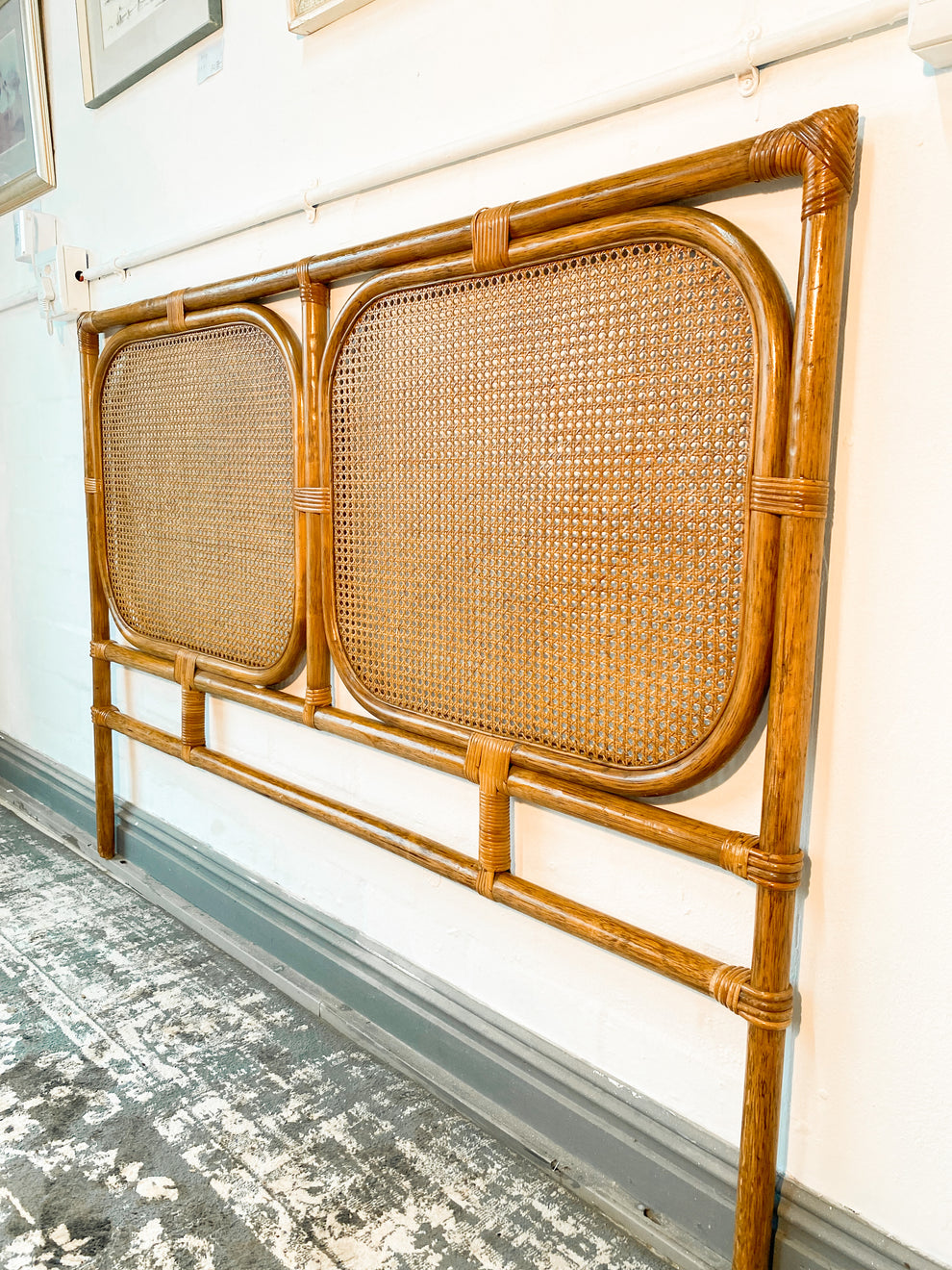 Queen Cane Headboard The Thrifty Duo