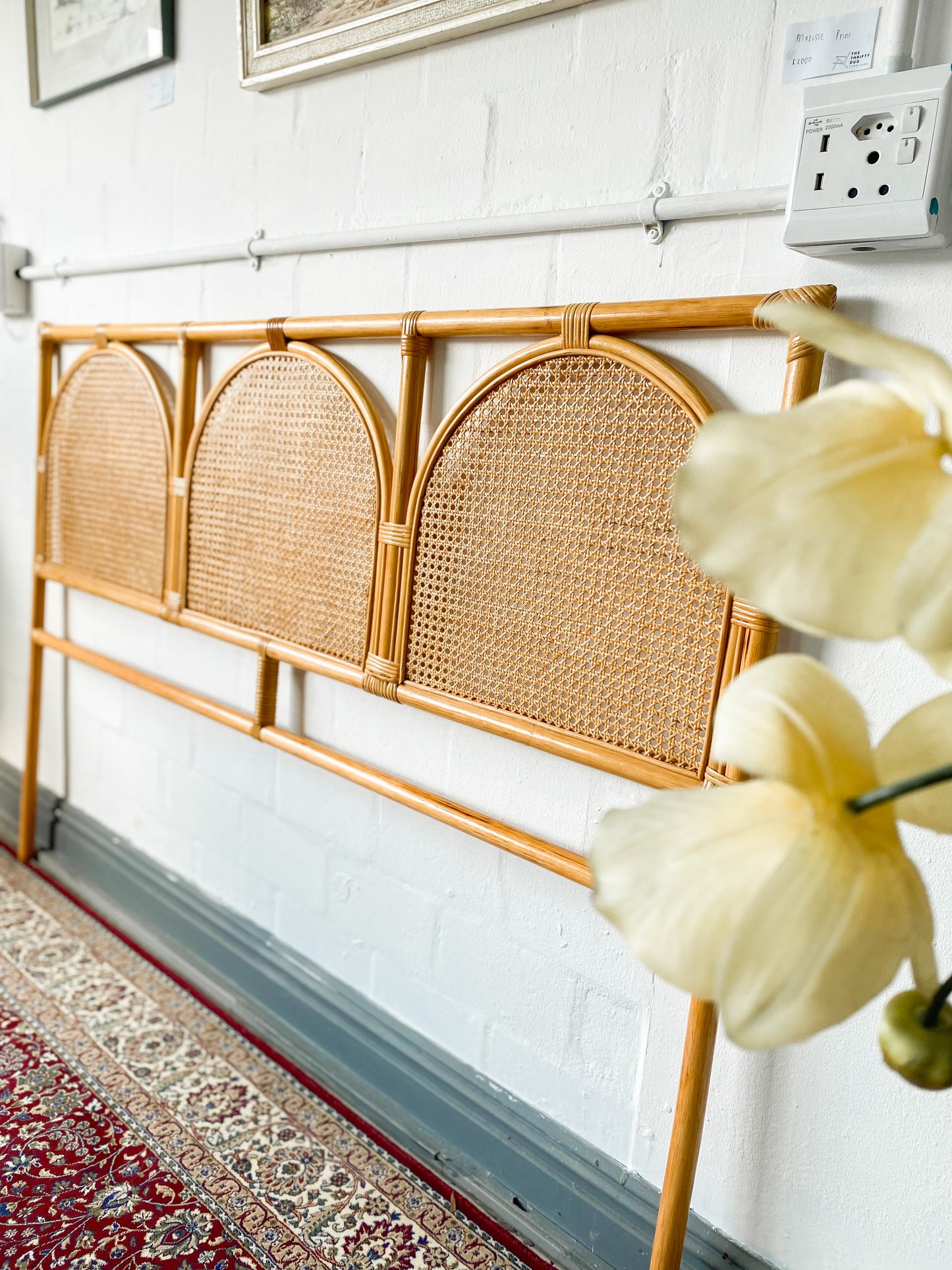 Queen Cane Headboard The Thrifty Duo