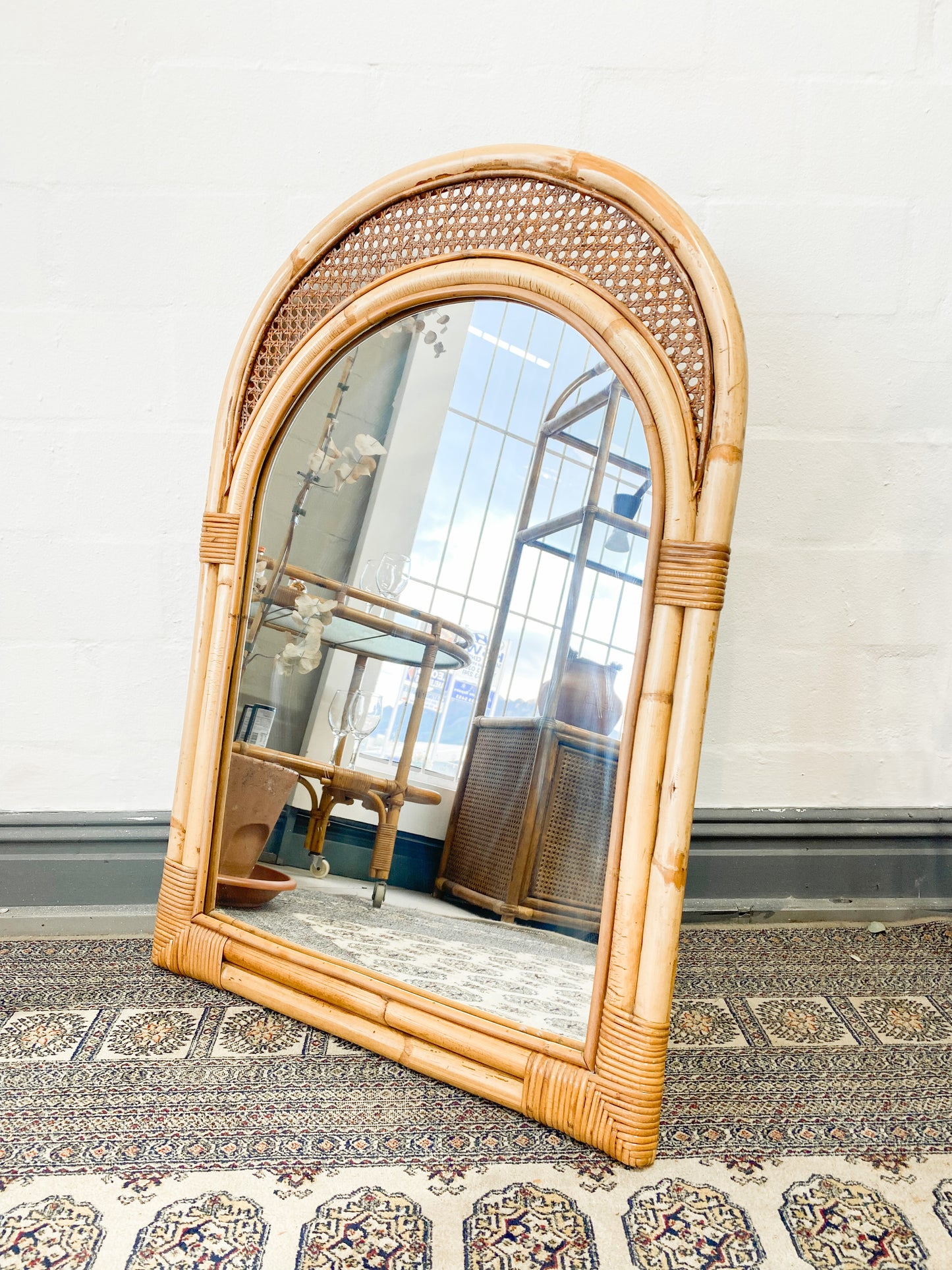 Cane Mirror The Thrifty Duo