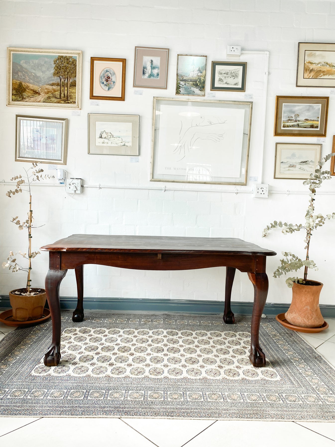 Ball and Claw Imbuia Dining Table The Thrifty Duo