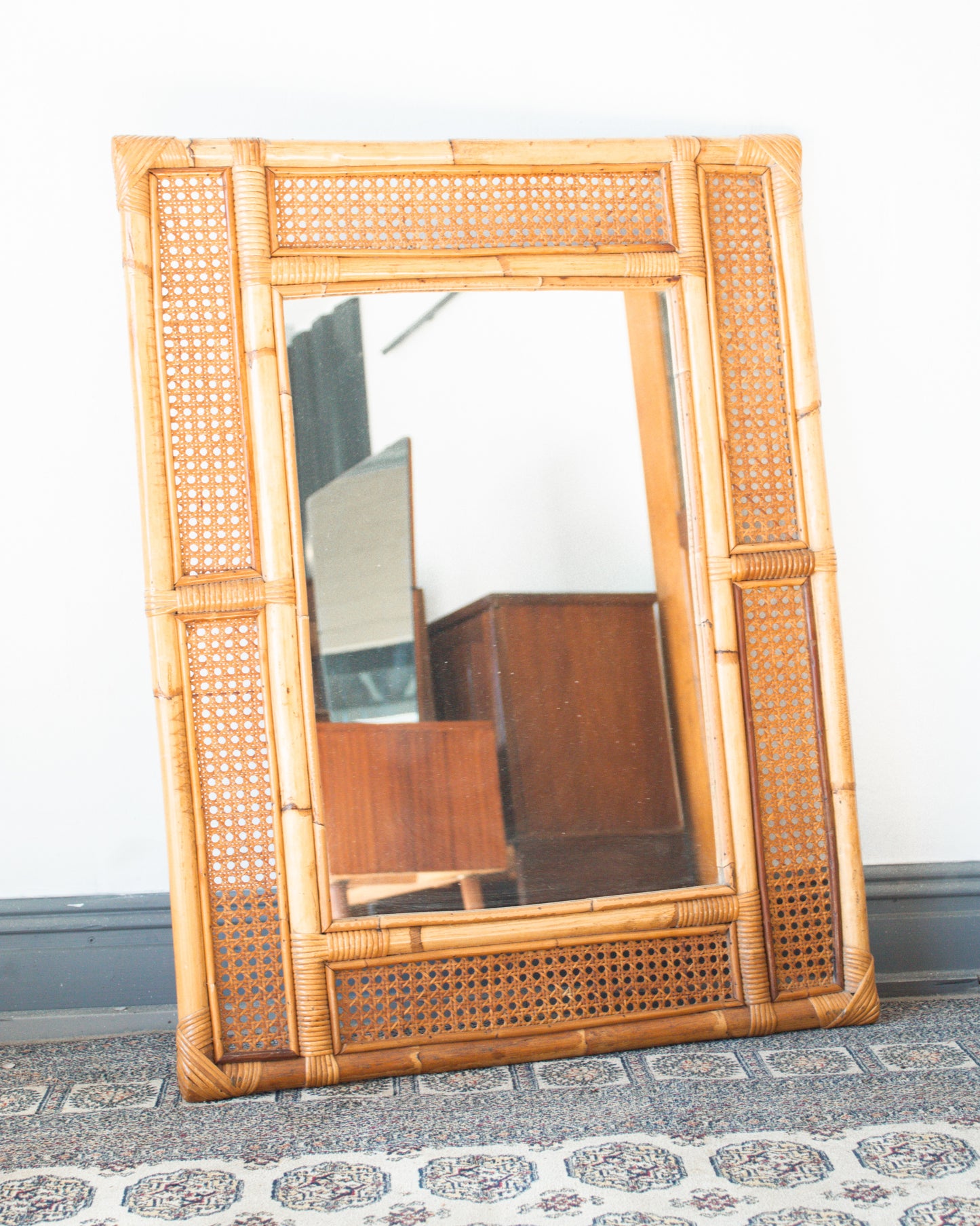 Cane Mirror The Thrifty Duo