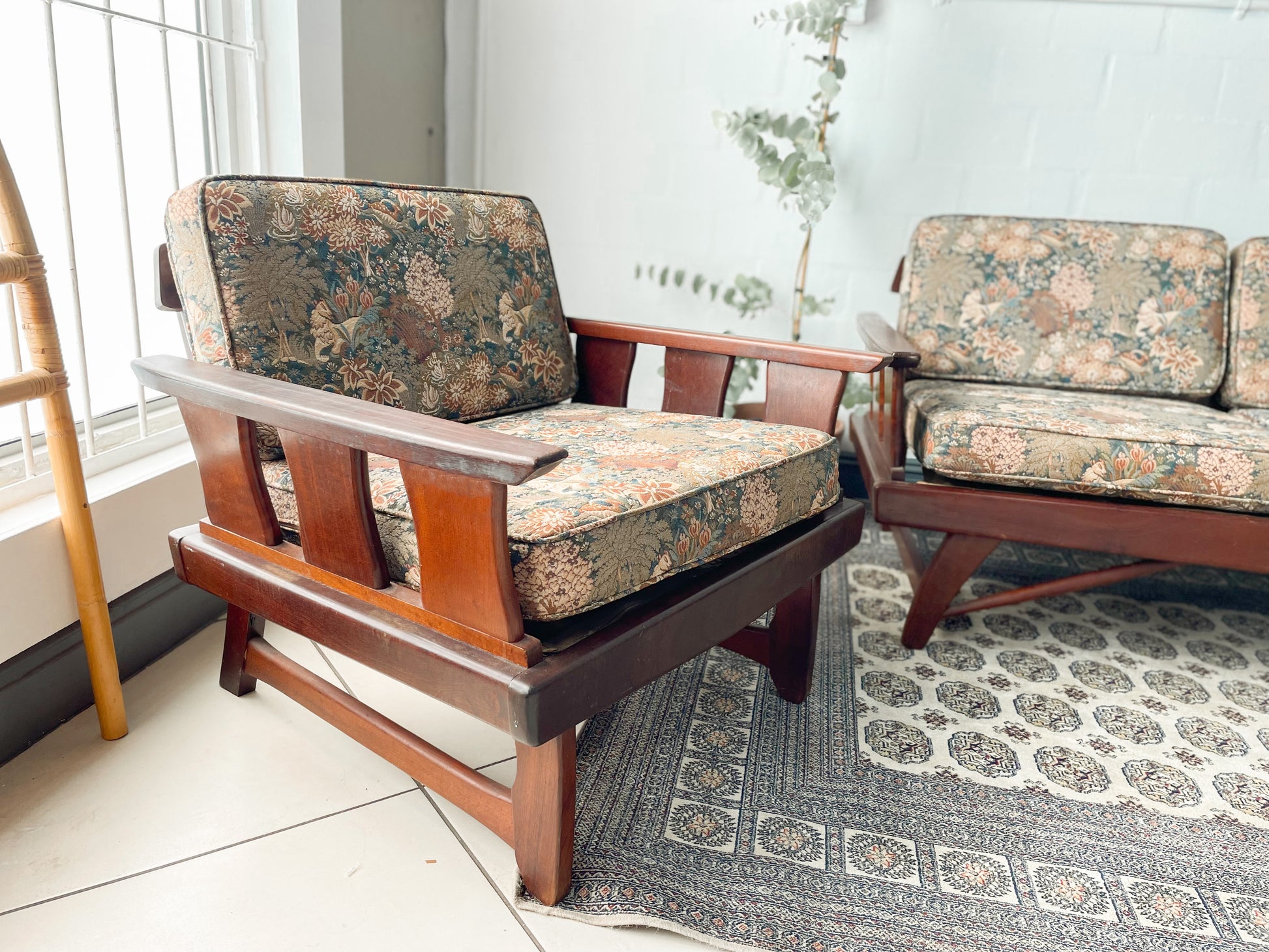 Airflex Lounge Suite Crafted In Solid Imbuia The Thrifty Duo