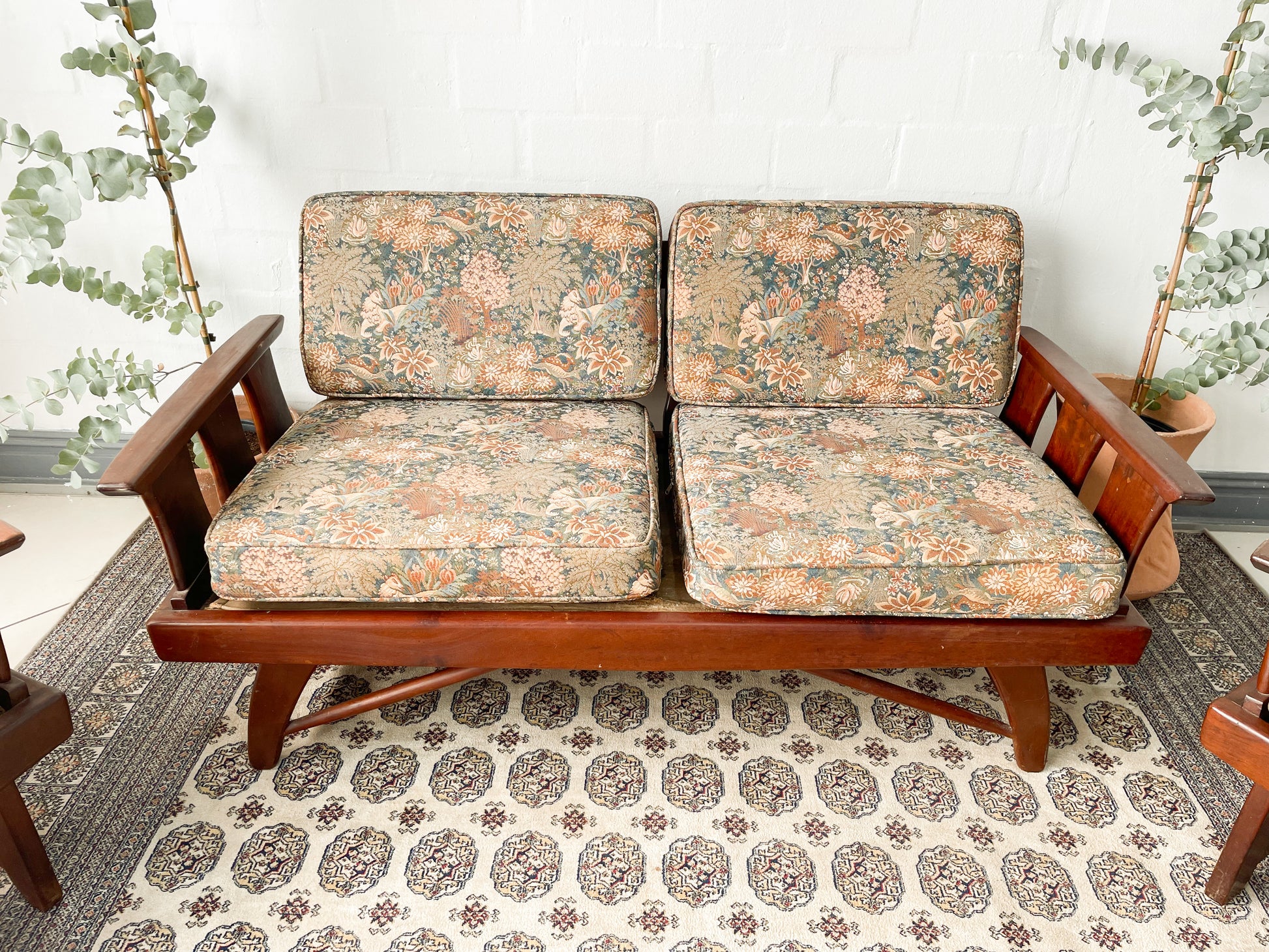 Airflex Lounge Suite Crafted In Solid Imbuia The Thrifty Duo