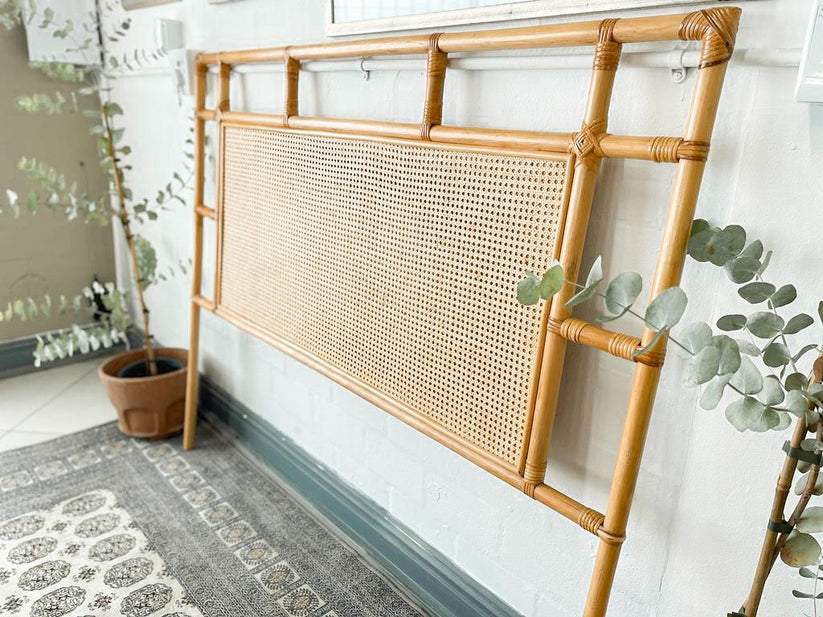 Queen Cane Headboard The Thrifty Duo